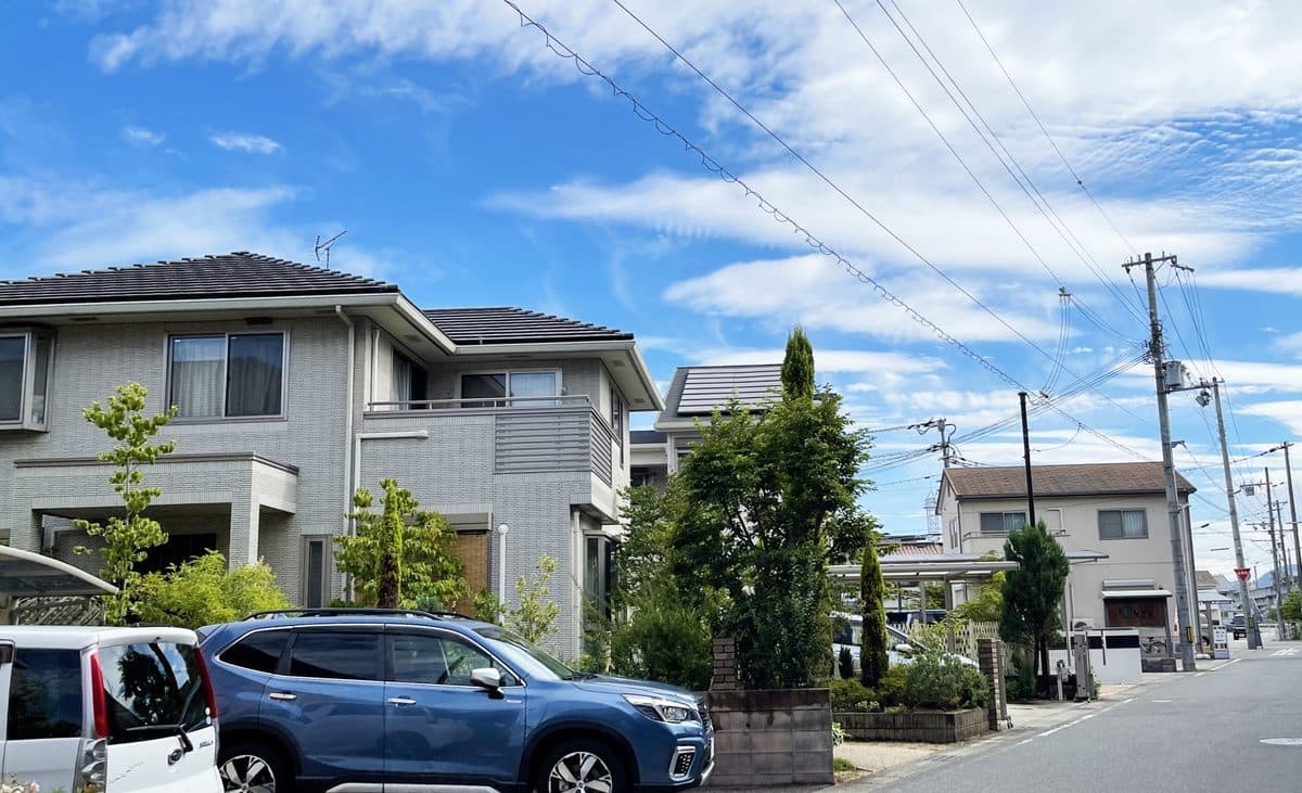 一戸建て住宅の街並み