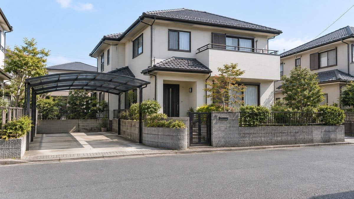 2 階建ての戸建て住宅の外観 (イメージ)